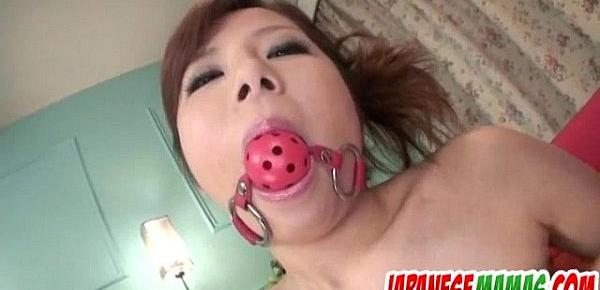  Amu Kosaka gagged and fucked in rough manners